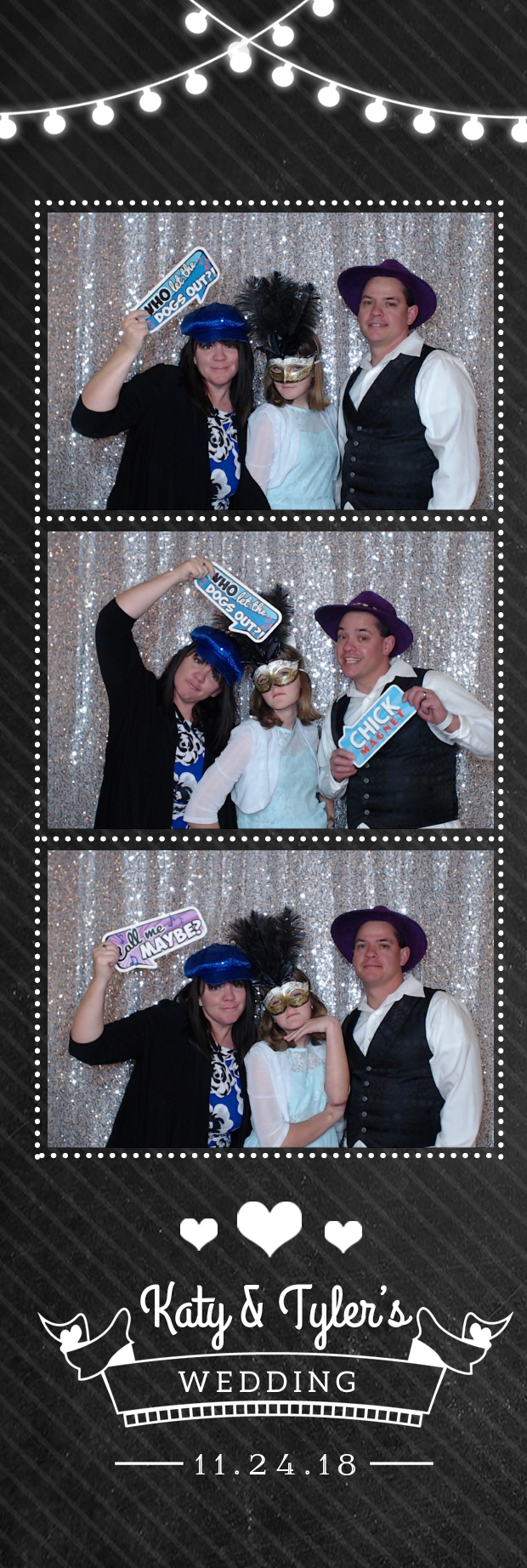 Katy and Tyler's wedding  | View more photos from the event at gallery.photoboothbillings.com/u/PhotoBoothBillings/Katy-and-Tylers-wedding